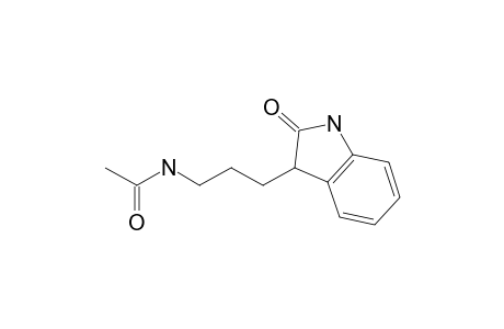 N-[3-(2-Oxoindol in-3-yl)propyl]acetamide