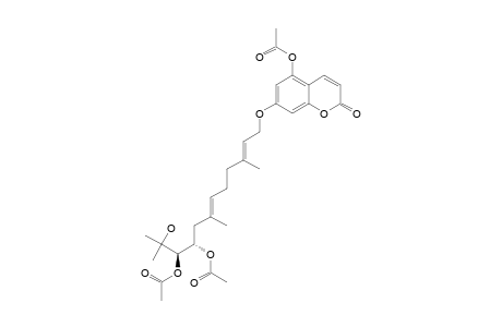 (9S*,10R*)-9,10,5'-TRIACETOXY-11-HYDROXYUMBELLIPRENIN