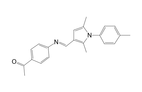 (2,5-Dimethyl-1-p-tolyl-3-ylmethylene)-(4-acetylphenyl)amine