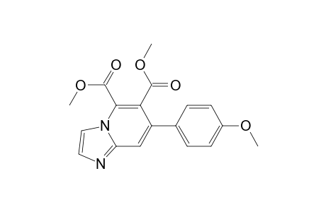 Dimethyl 7-(4-methoxyphenyl)imidazo[1,2-a]pyridine-5,6-dicarboxylate