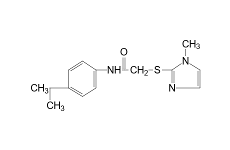 4'-isopropyl-2-[(1-methylimidazol-2-yl)thio]acetanilide