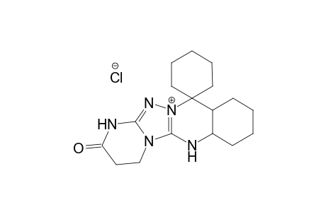 2'-Oxo-1',3',4',6',6a',7',8',9',10',10a'-decahydro-2'H-spiro[cyclohexane-1,11'-pyrimido[2',1':3,4][1,2,4]triazolo[5,1-b]quinazolin[12]ium] chloride