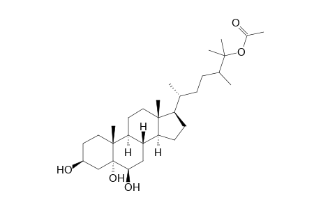 24-Methylcholestane-3.beta.,5.alpha.,6.beta.,25-tetraol-25-monoacetate