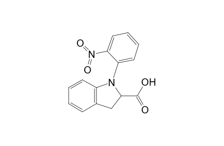 1-(2-nitrophenyl)-2,3-dihydroindole-2-carboxylic acid