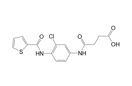butanoic acid, 4-[[3-chloro-4-[(2-thienylcarbonyl)amino]phenyl]amino]-4-oxo-