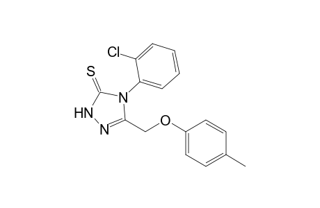 5-(4-Methylphenoxymethyl)-4-(2-chlorophenyl)-1,2,4-triazol-3-thione