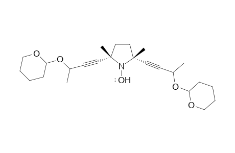 (2R,5S)-(Z)-2,5-Dimethyl-2,5-bis(3-tetrahydropyranyloxybut-1-ynyl)pyrrolidin-1-yloxyl radical