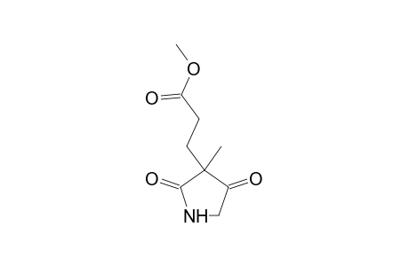 3-(3-Methyl-2,4-dioxopyrrolidin-3-yl)propionic acid, methyl ester