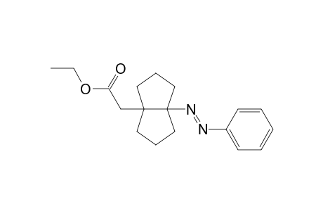 3a(1H)-Pentaleneacetic acid, hexahydro-6a-(phenylazo)-, ethyl ester