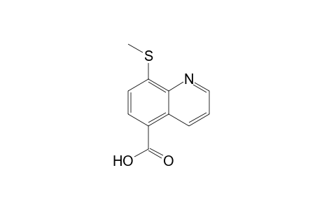 5-CARBOXY-8-METHYLTHIO-QUINOLINE