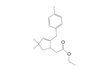 [4,4-Dimethyl-2-(4-methylphenyl)methyl-2-cyclopenten-1-yl]acetic acid ethyl ester