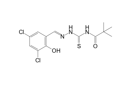 3,5-dichlorosalicylaldehyde, 4-pivaloyl-3-thiosemicarbazone