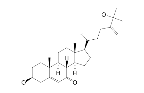 3-beta,25-Dihydroxyergosta-5,24(28)-dien-7-one