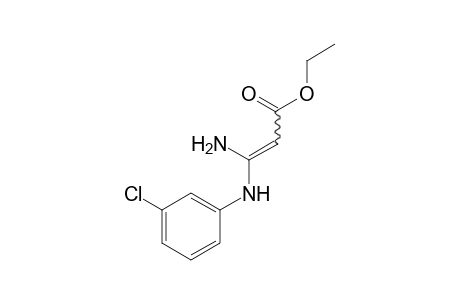 (2EZ)-Ethyl 3-Amino-3-[(3-chlorophenyl)amino]acrylate