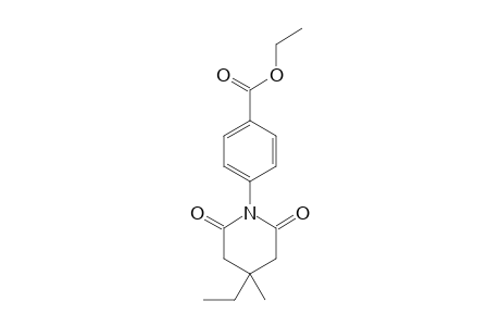 p-(3-ethyl-3-methylglutarimido)benzoic acid, ethyl ester