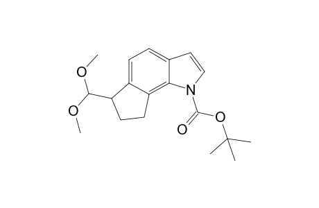 tert-Butyl 7,8-dihydro-6-(dimethoxymethyl)cyclopenta[g]indole-1(6H)-carboxylate