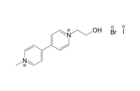 1-(2-hydroxyethyl)-1'-methyl-4,4'-bipyridinium bromide iodide