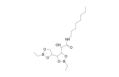 L-MANNONAMIDE, 3,4:5,6-BIS-O-ETHYLBORANDIYL-N-OCTYL-