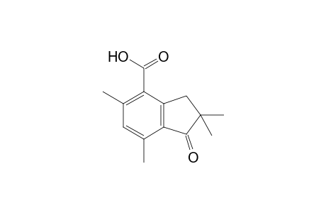 1-oxo-2,2,5,7-Tetramethyl-4-indancarboxylic acid