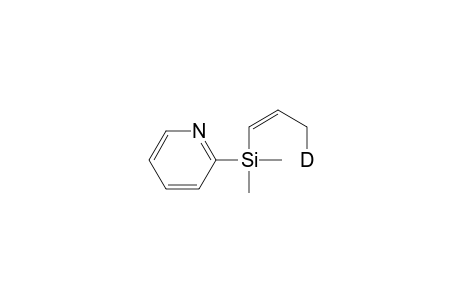 Pyridine, 2-(dimethyl-1-propenyl-3-D-silyl)-, (Z)-