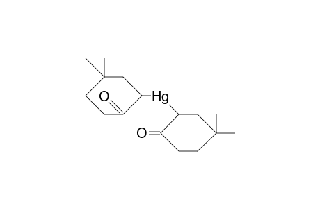 Bis-(5,5-dimethyl-(2-oxocyclohexyl)-mercury)
