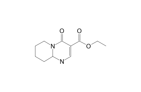 4H-Pyrido[1,2-a]pyrimidine-3-carboxylic acid, 1,6,7,8,9,9a-hexahydro-4-oxo-, ethyl ester