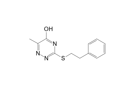 6-Methyl-3-phenethylsulfanyl-[1,2,4]triazin-5-ol