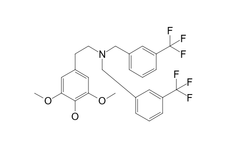 N,N-Bis(3-trifluoromethylbenzyl)-4-hydroxy-3,5-dimethoxyphenethanamine