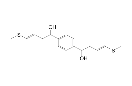 1-[4-(1-Hydroxy-4-methylthiobut-3-enyl)phenyl]-4-methylthiobut-3-en-1-ol