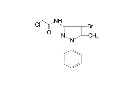 N-(4-bromo-5-methyl-1-phenylpyrazol-3-yl)-2-chloroacetamide