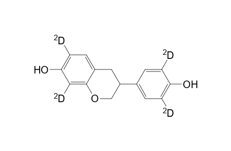 2H-1-Benzopyran-6,8-D2-7-ol, 3,4-dihydro-3-(4-hydroxyphenyl-3,5-D2)-
