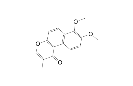 1H-Naphtho[2,1-b]pyran-1-one, 7,8-dimethoxy-2-methyl-