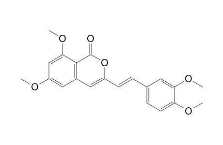 6,8-Dimethoxy-3-[(3",4"-dimethoxyphenyl)ethenyl]]-isocoumarin
