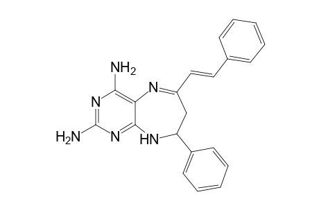 6,8-Diamino-2,3-dihydro-2-phenyl-4-styryl-1H-pyrimido[4,5-b]-[1,4]diazepine