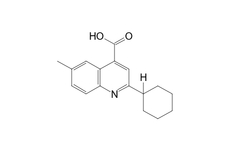 2-cyclohexyl-6-methylcinchoninic acid
