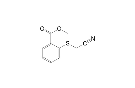 o-[(cyanomethyl)thio]benzoic acid, methyl ester