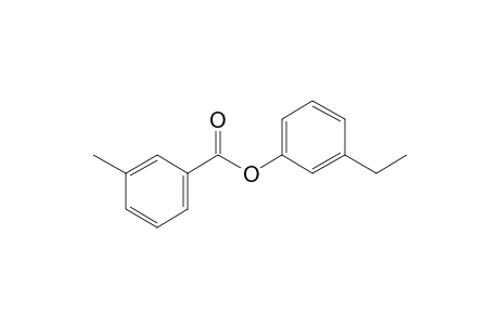 Benzoic acid, 3-methyl-, 3-ethylphenyl ester