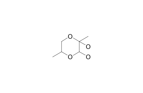 2,5-dimethyl-1,4-dioxane-2,3-diol