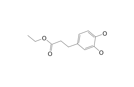 3,4-dihydroxyhydrocinnamic acid, ethyl ester