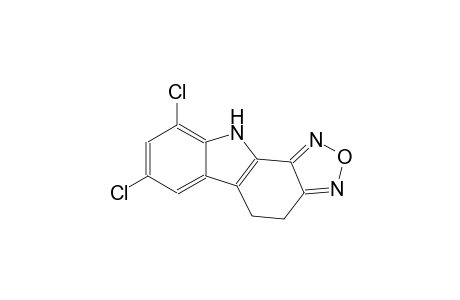 4H-[1,2,5]oxadiazolo[3,4-a]carbazole, 7,9-dichloro-5,10-dihydro-