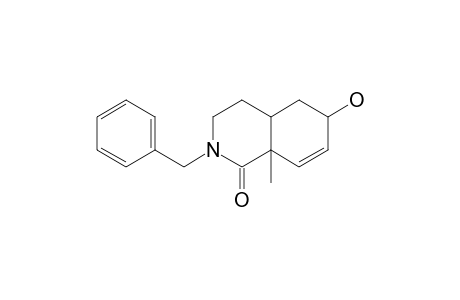 2-Benzyl-8a-methyl-3,4,4a,5,6,8a-hexahydro-6-hydroxy-1(2H)-isoquinolinone