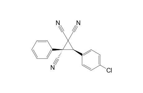 (2R,3S)-3-(4-Chlorophenyl)-2-phenylcyclopropane-1,1,2-tricarbonitrile