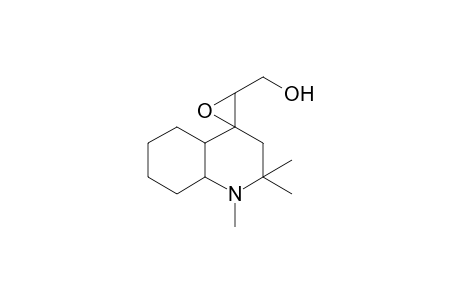 Spiro[decahydroquinoline-4,2'-oxirane], 1,2,2-trimethyl-3'-hydroxymethyl-