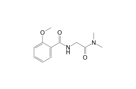 N-[(dimethylcarbamoyl)methyl]-o-anisamide