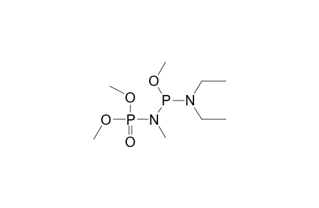 DIMETHYL N-METHYL-N-(METHOXY-DIETHYLAMINOPHOSPHINO)AMIDOPHOSPHATE