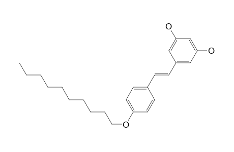 (E)-1-[4-(Decyloxy)phenyl]-2-(3,5-dihydroxyphenyl)ethene