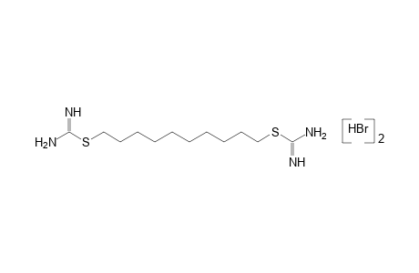 2,2'-decamethylenebis[2-thiopseudourea], dihydrobromide