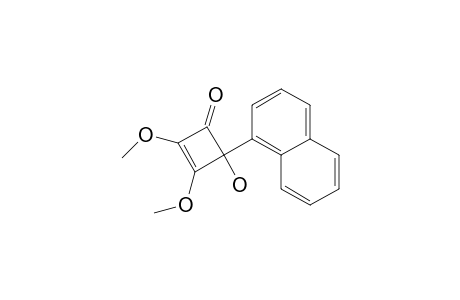 4-Hydroxy-2,3-dimethoxy-4-(1-naphthyl)cyclobutenone