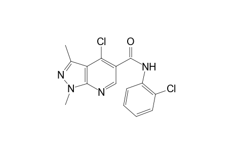 2',4-dichloro-1,3-dimethyl-1H-pyrazolo[3,4-b]pyridine-5-carboxanilide