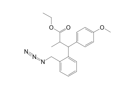 ETHYL-BETA-(2-(AZIDOMETHYL)-PHENYL)-4-METHOXY-ALPHA-METHYLBENZENEPROPANOATE;DIASTEREOMER-#1